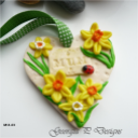 Polymer Clay Mothers Day Heart